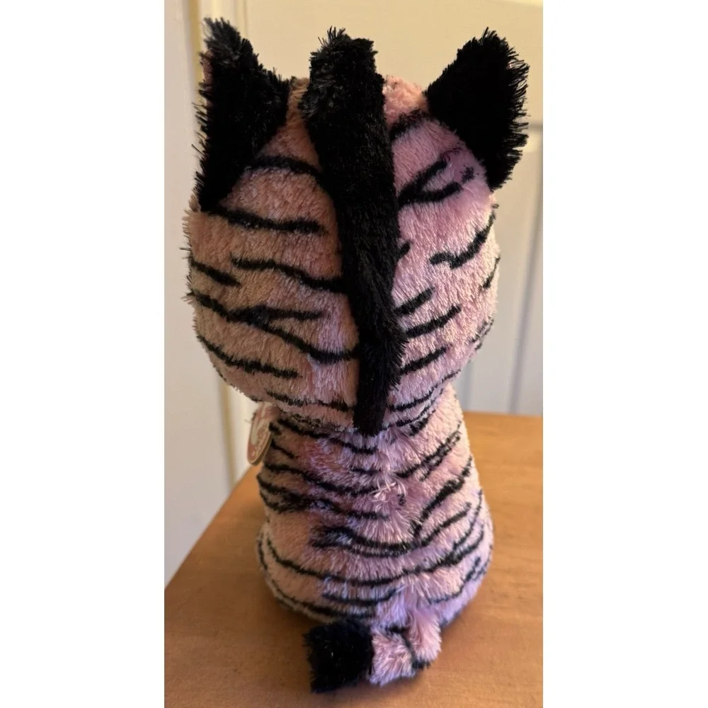 Ty Beanie Boo Zoey Pink Zebra 6